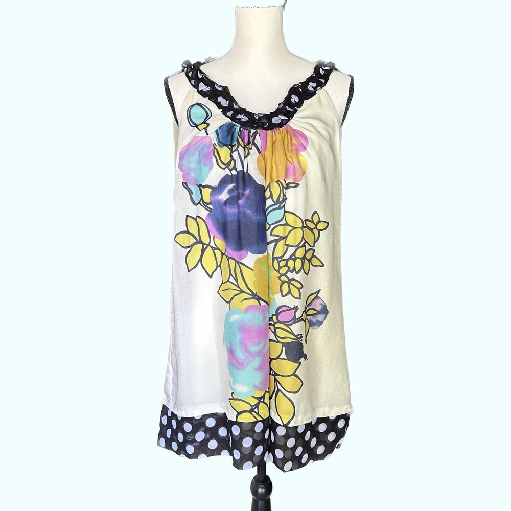 Fun and Flirty Sleeveless Trapeze Mini-Sundress